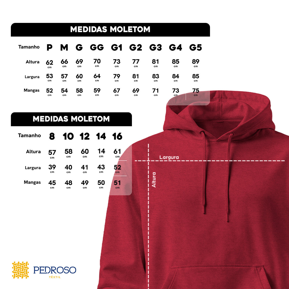 Blusa Moletom Canguru Lisa Premium Slim Algodão Mácio Unissex