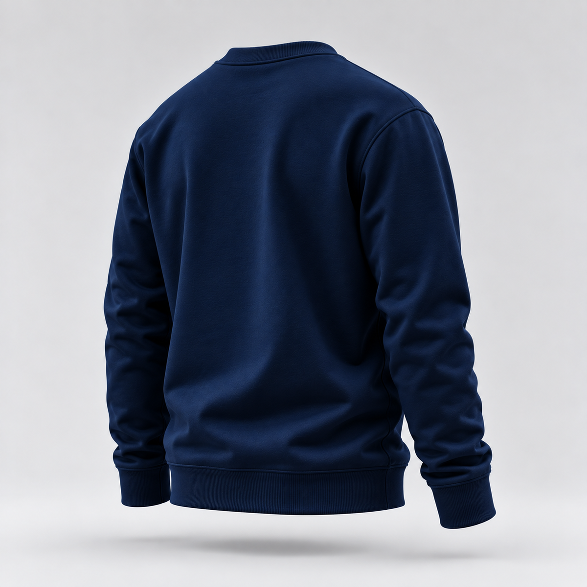 Blusa Moletom Careca Lisa Premium Slim Algodão Mácio