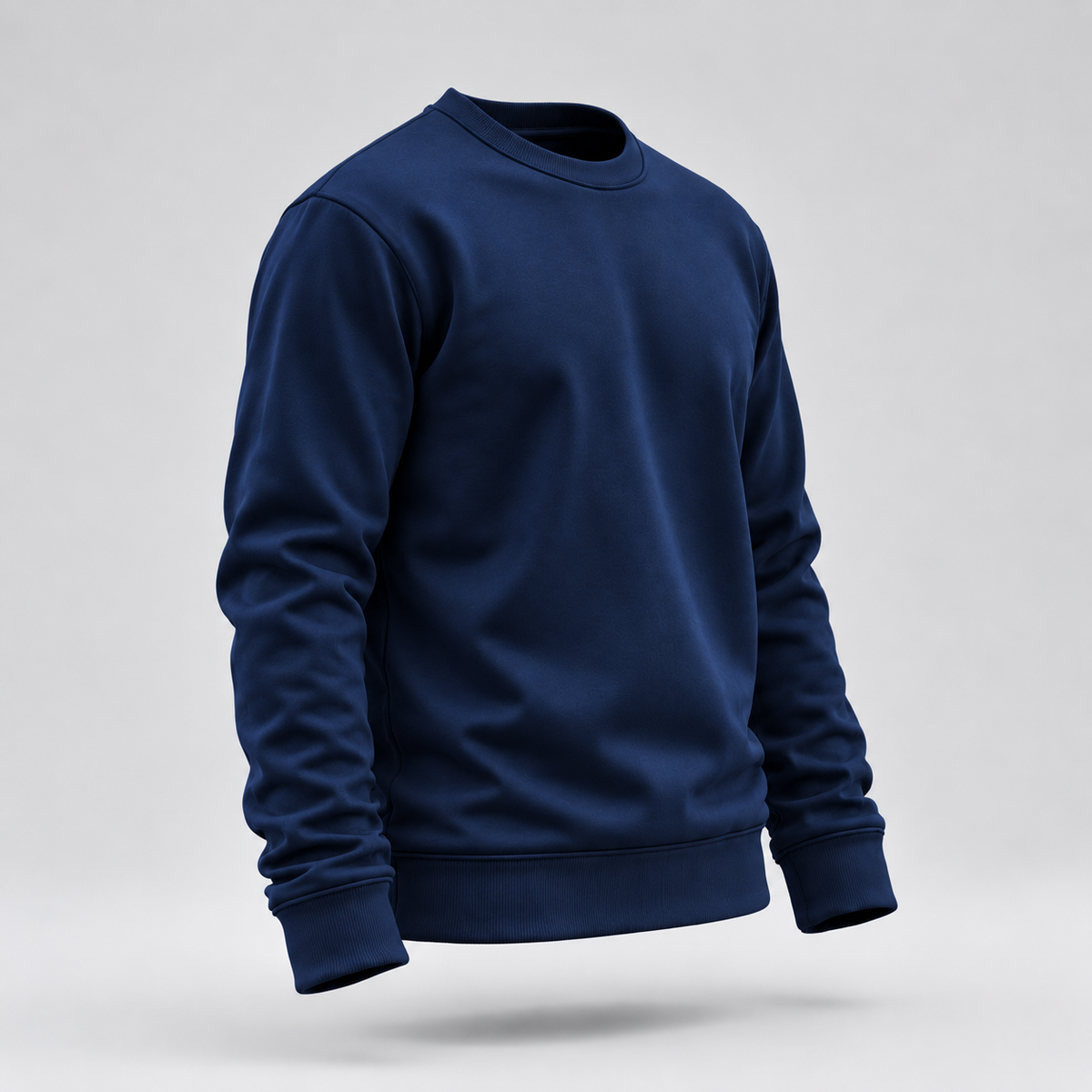 Blusa Moletom Careca Lisa Premium Slim Algodão Mácio