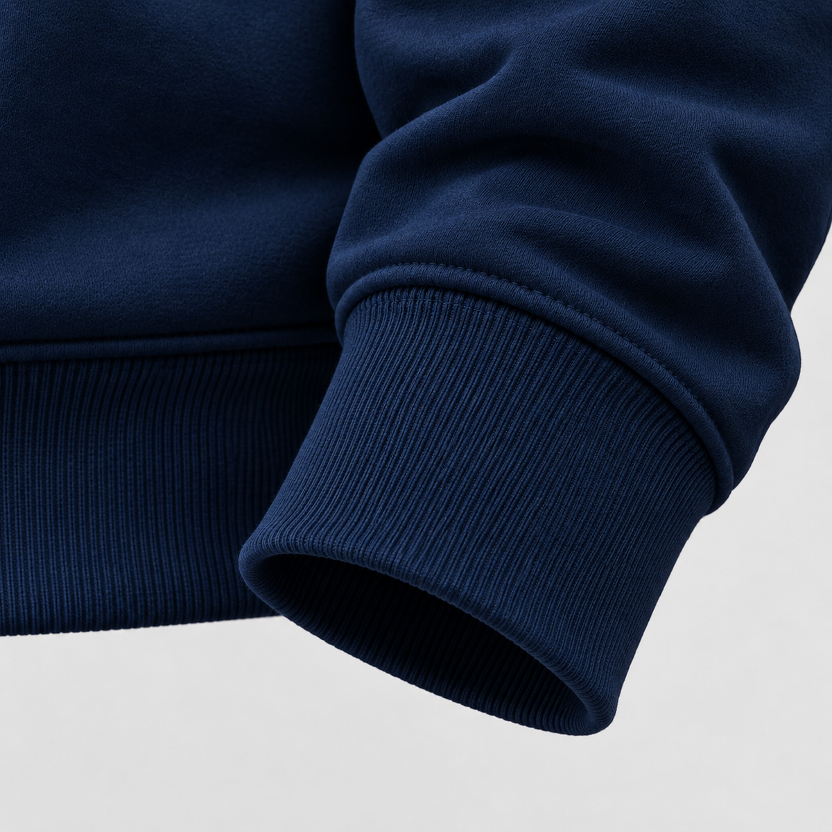 Blusa Moletom Careca Lisa Premium Slim Algodão Mácio