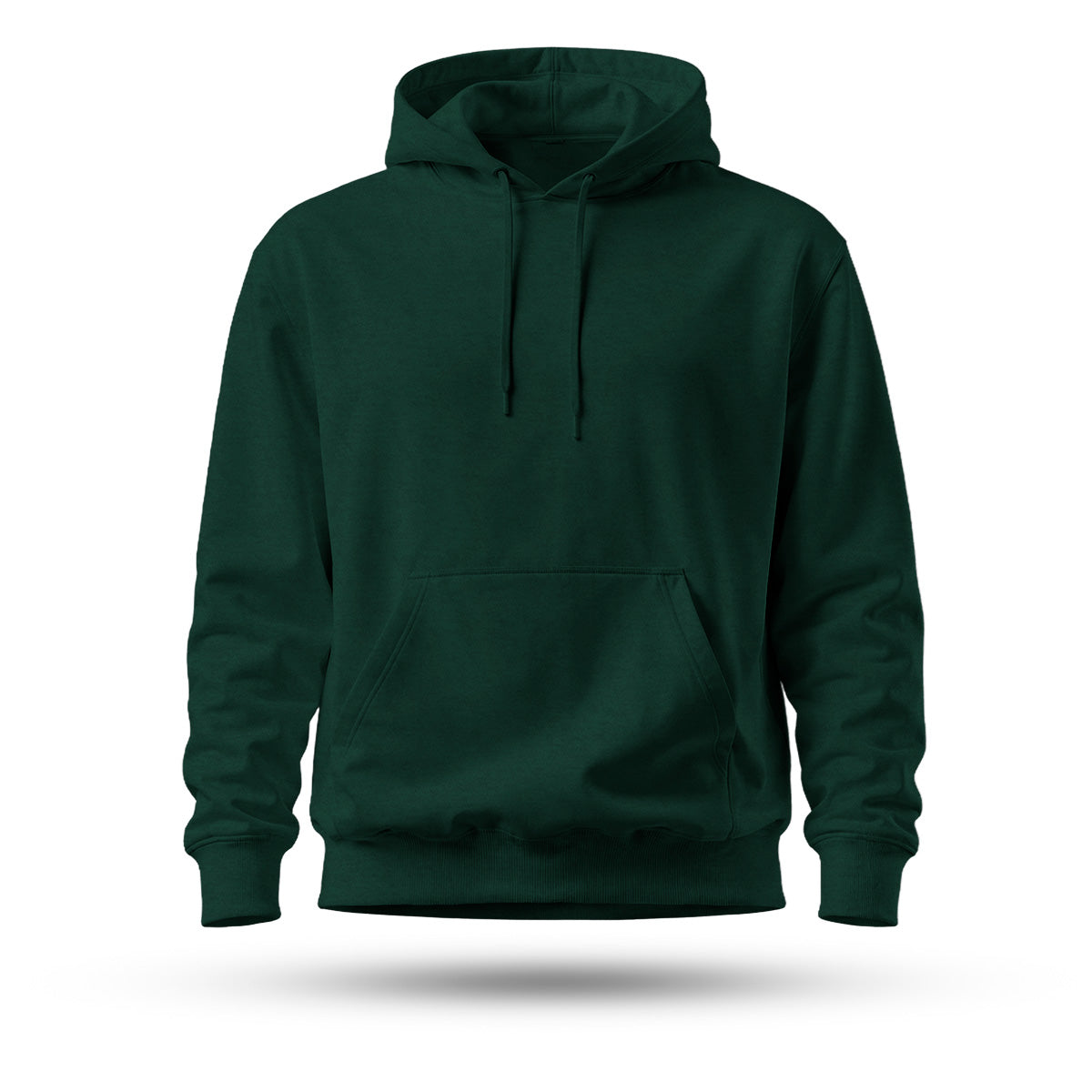Blusa Moletom Canguru Lisa Premium Slim Algodão Mácio Unissex