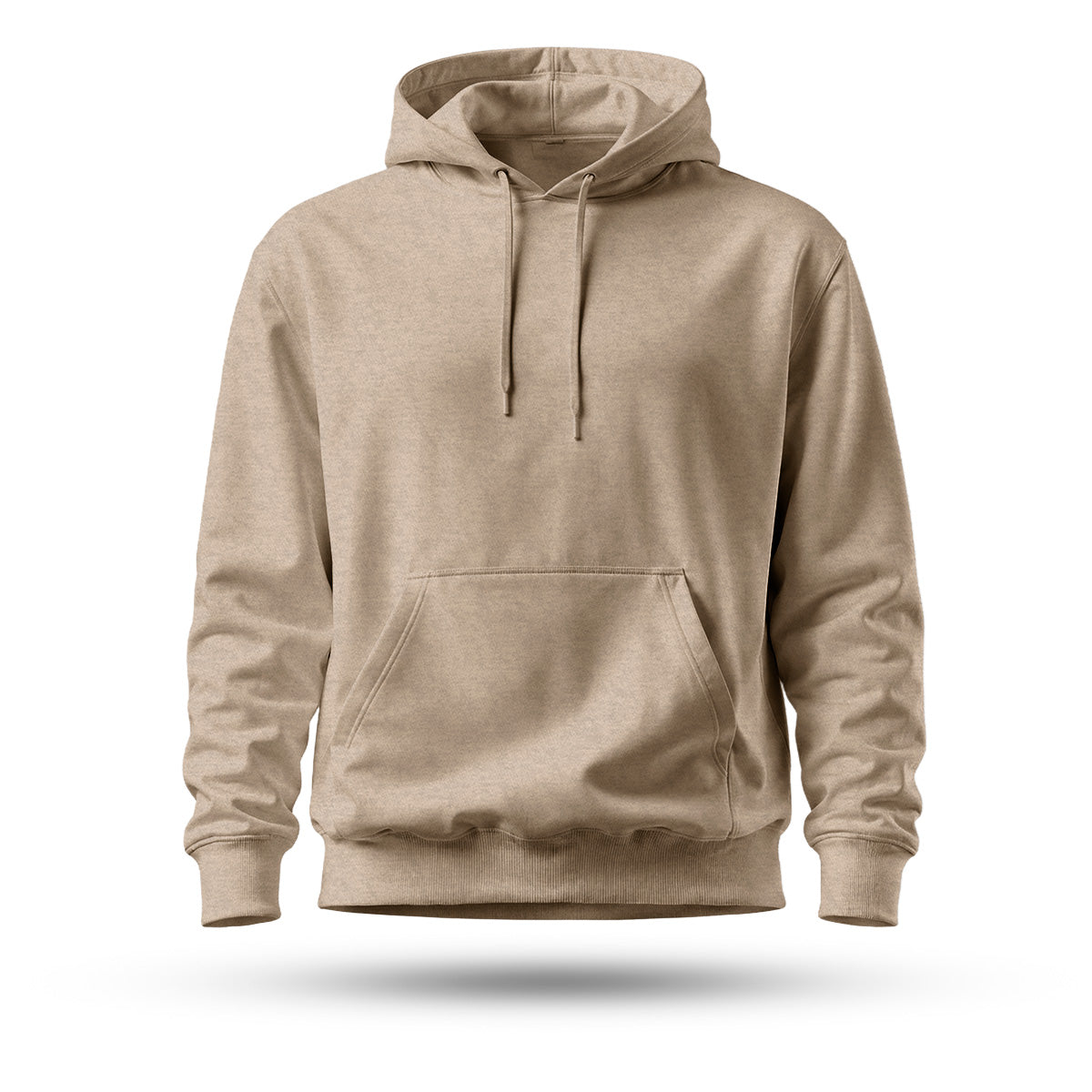 Blusa Moletom Canguru Lisa Premium Slim Algodão Mácio Unissex
