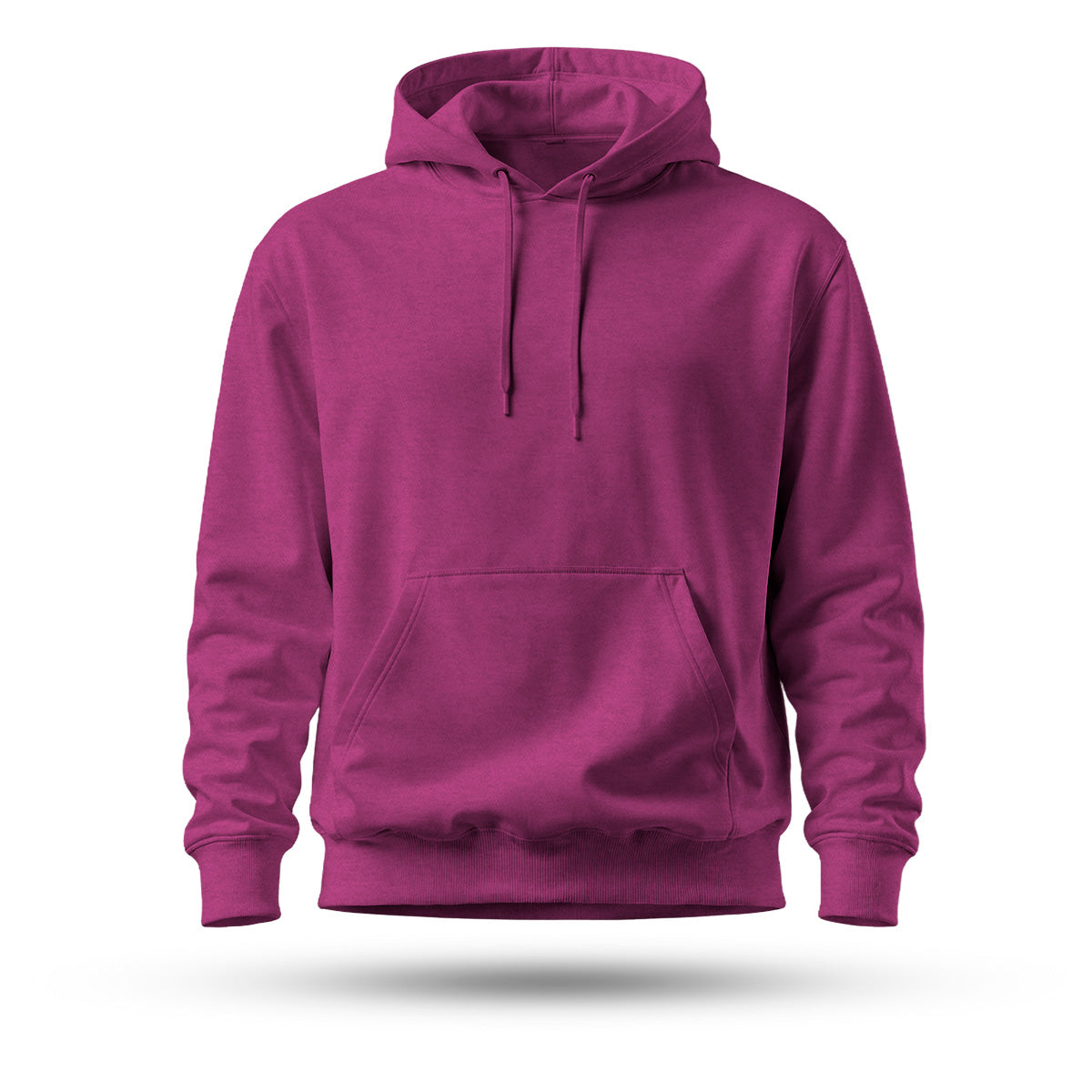 Blusa Moletom Canguru Lisa Premium Slim Algodão Mácio Unissex