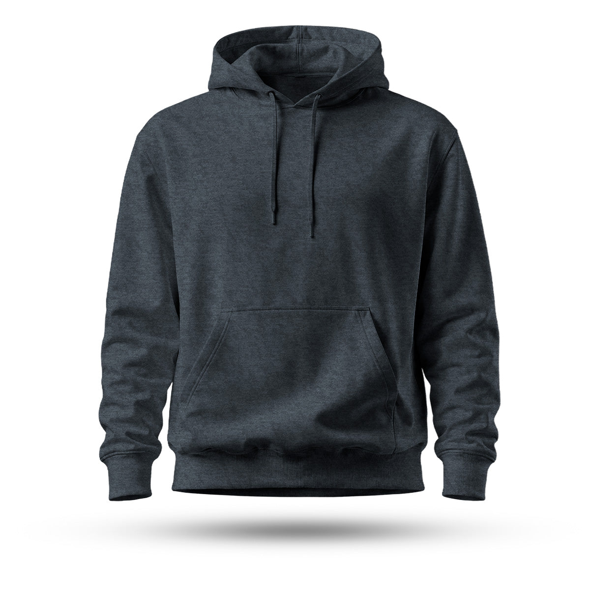 Blusa Moletom Canguru Lisa Premium Slim Algodão Mácio Unissex