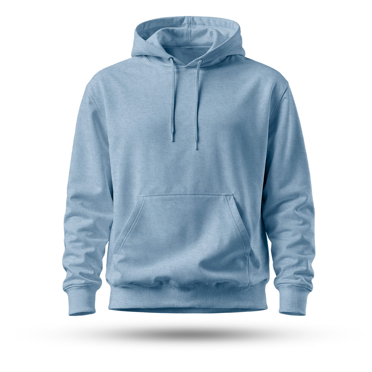 Blusa Moletom Canguru Lisa Premium Slim Algodão Mácio Unissex