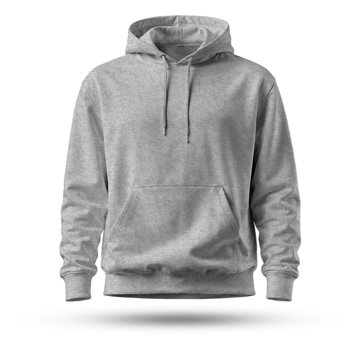 Blusa Moletom Canguru Lisa Premium Slim Algodão Mácio Unissex