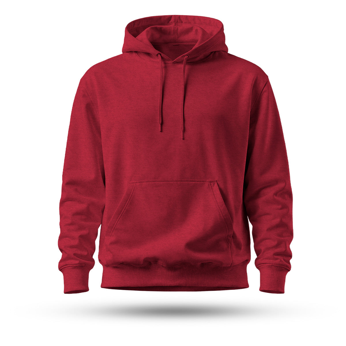 Blusa Moletom Canguru Lisa Premium Slim Algodão Mácio Unissex