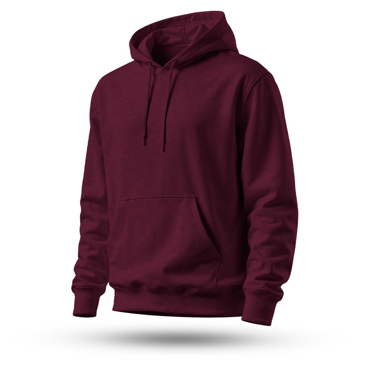 Blusa Moletom Canguru Lisa Premium Slim Algodão Mácio Unissex