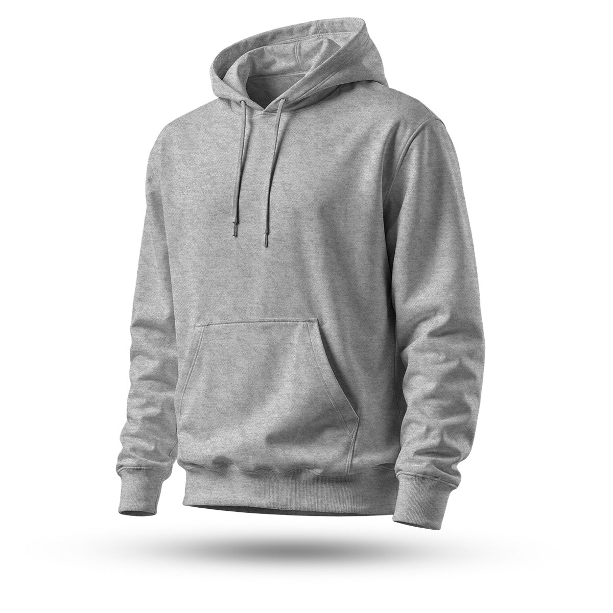 Blusa Moletom Canguru Lisa Premium Slim Algodão Mácio Unissex