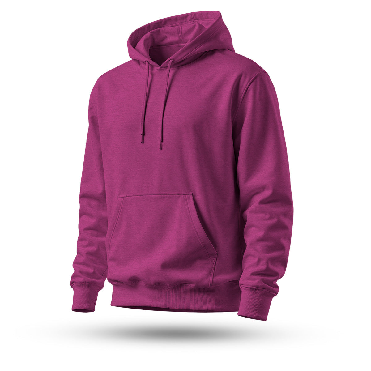 Blusa Moletom Canguru Lisa Premium Slim Algodão Mácio Unissex