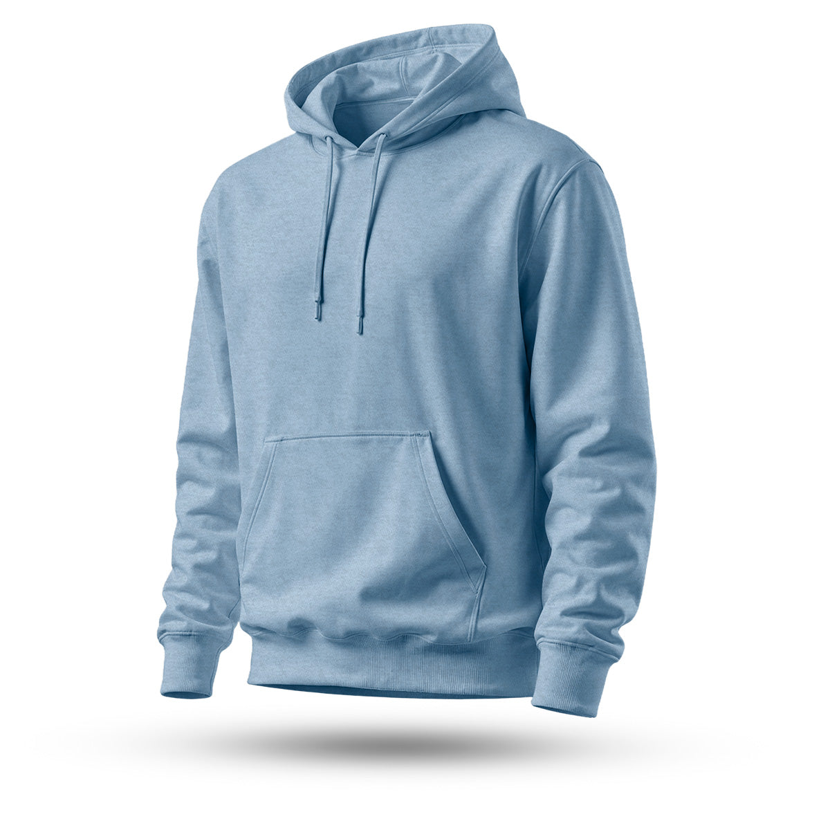 Blusa Moletom Canguru Lisa Premium Slim Algodão Mácio Unissex
