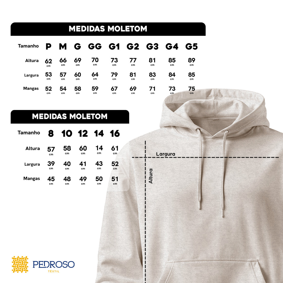 Blusa Moletom Canguru Lisa Premium Slim Algodão Mácio Unissex