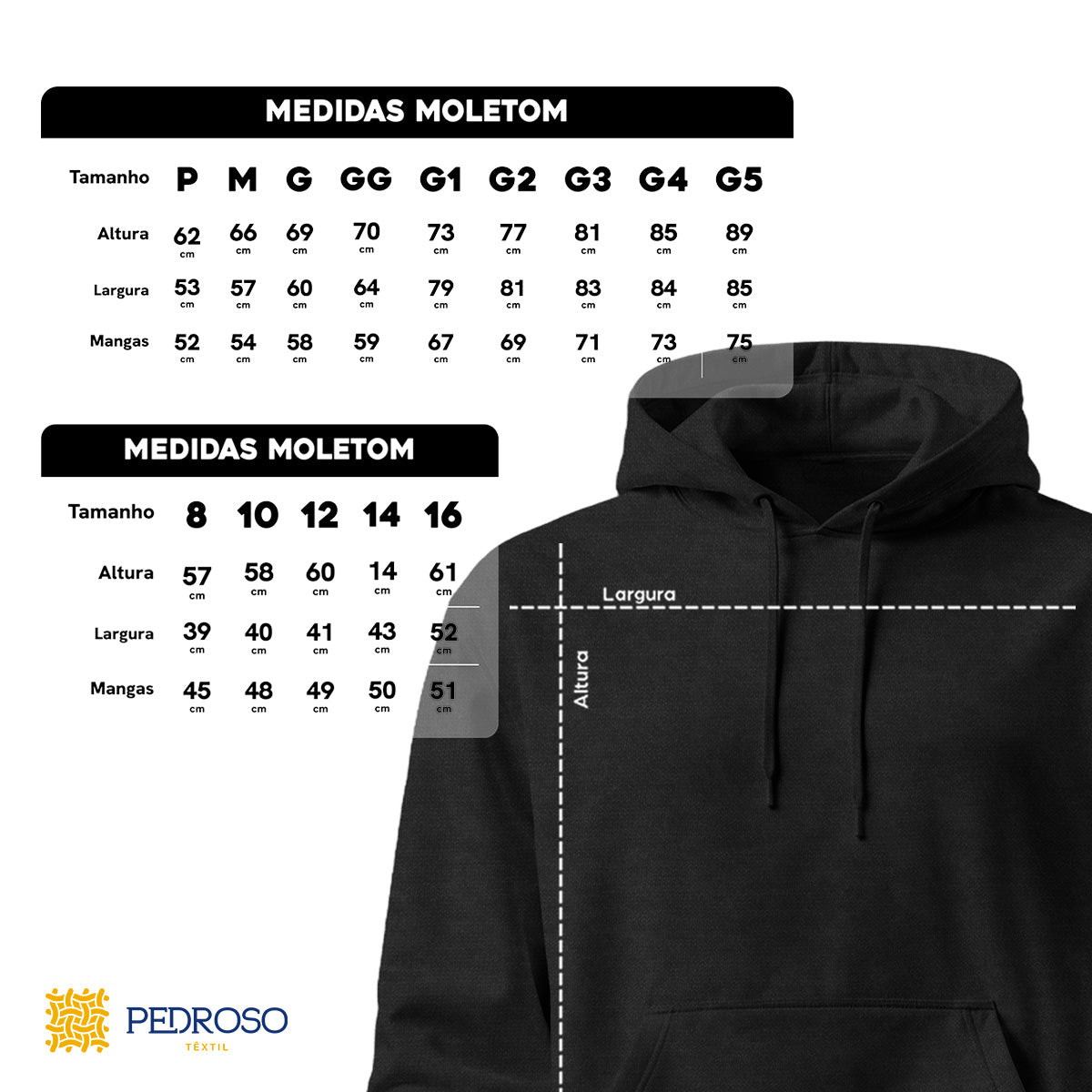 Blusa Moletom Canguru Lisa Premium Slim Algodão Mácio Unissex