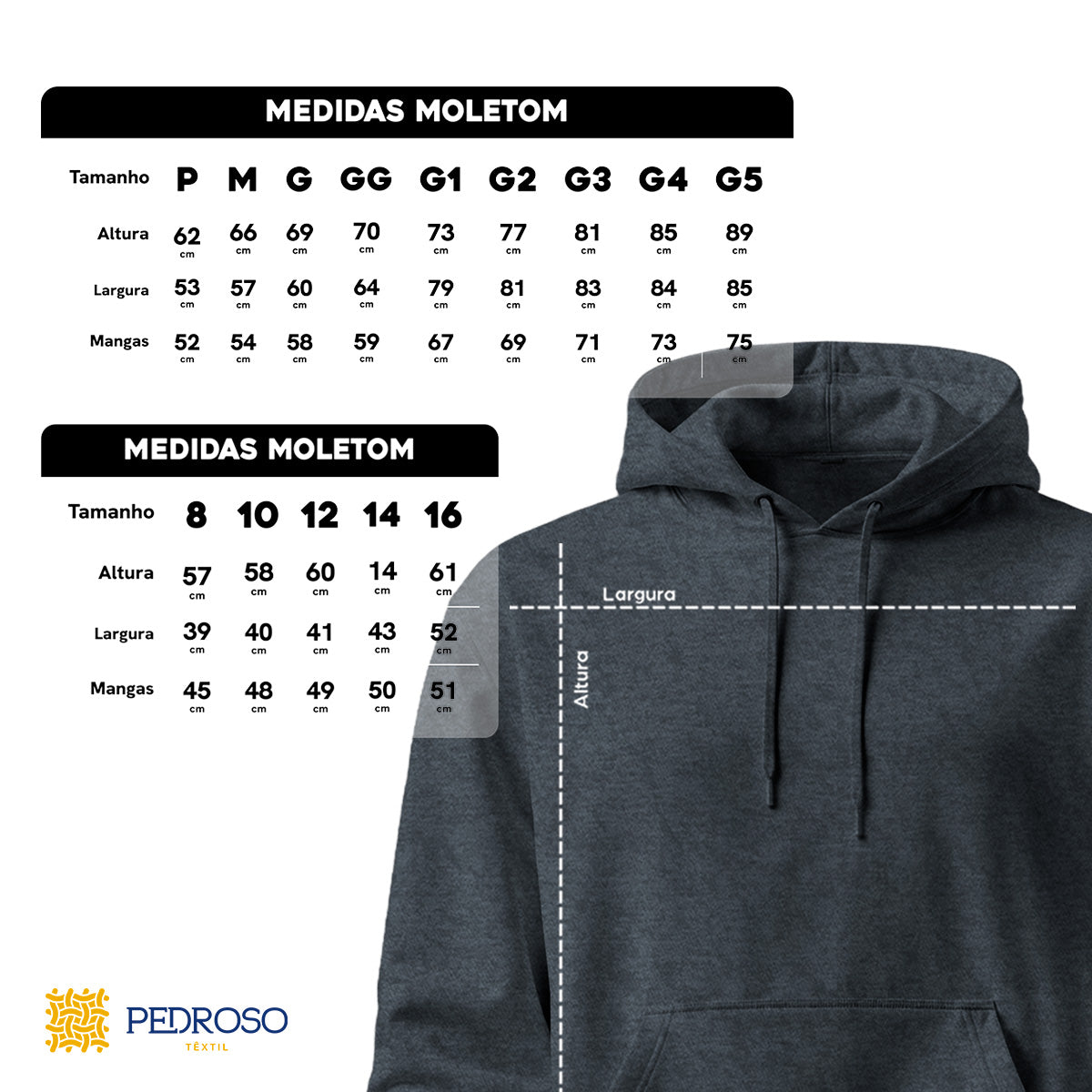 Blusa Moletom Canguru Lisa Premium Slim Algodão Mácio Unissex