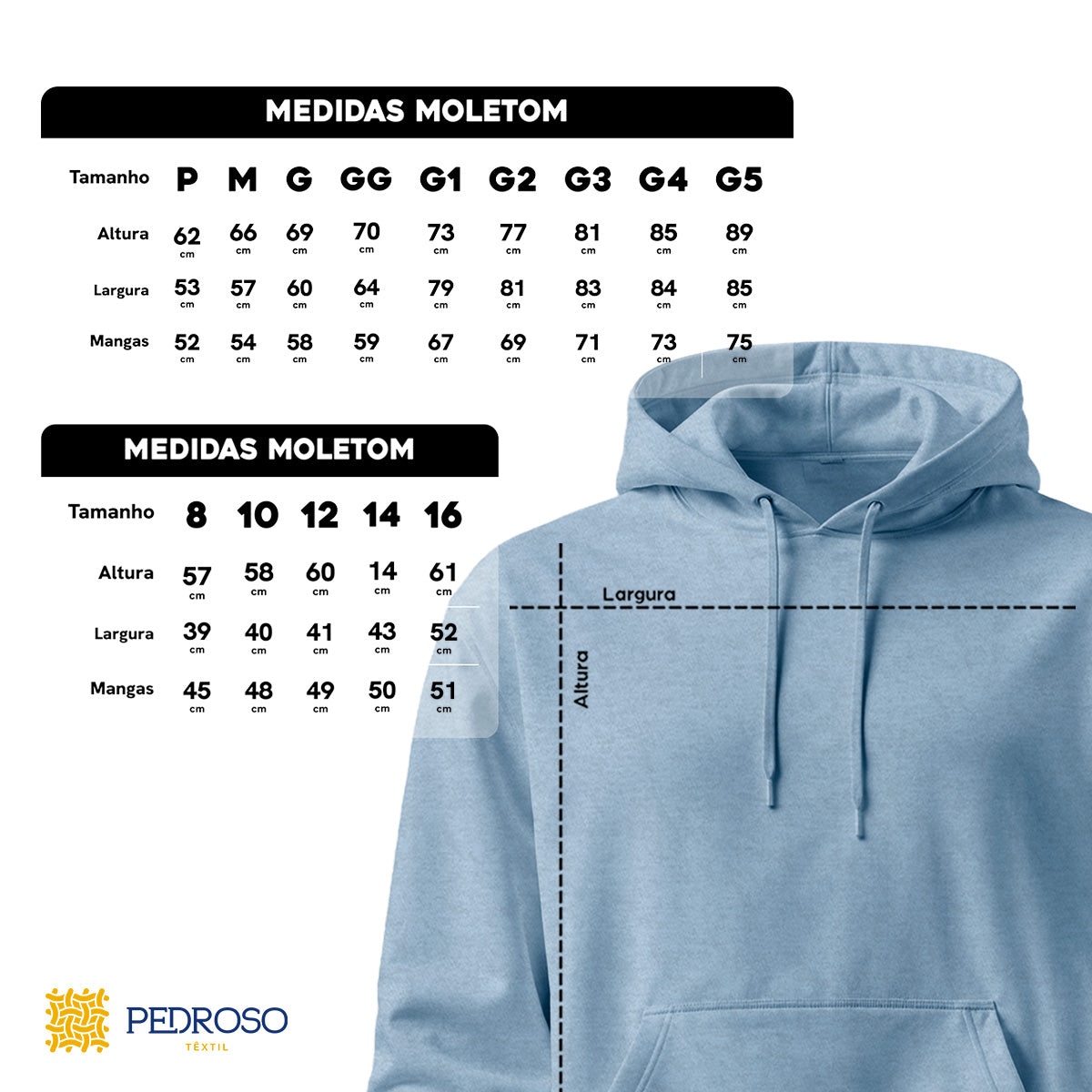 Blusa Moletom Canguru Lisa Premium Slim Algodão Mácio Unissex