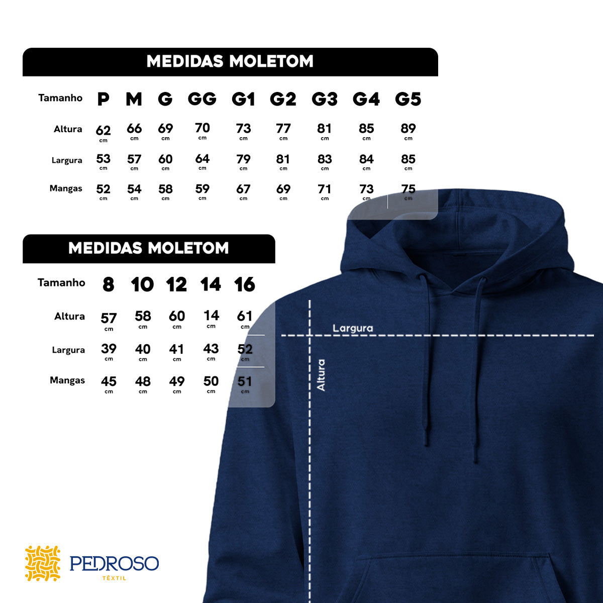 Blusa Moletom Canguru Lisa Premium Slim Algodão Mácio Unissex