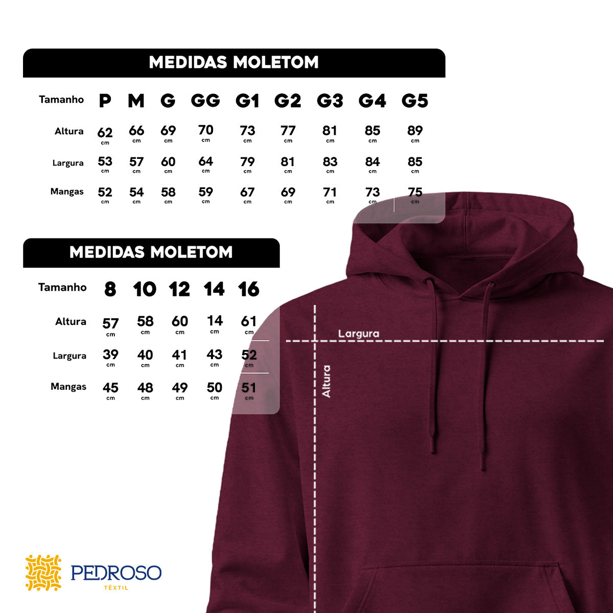 Blusa Moletom Canguru Lisa Premium Slim Algodão Mácio Unissex