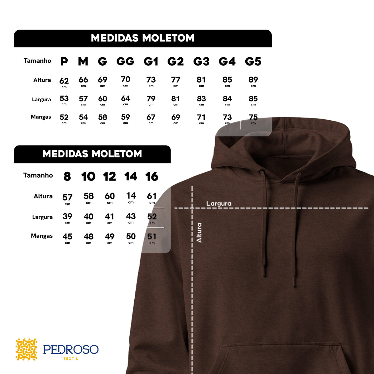 Blusa Moletom Canguru Lisa Premium Slim Algodão Mácio Unissex