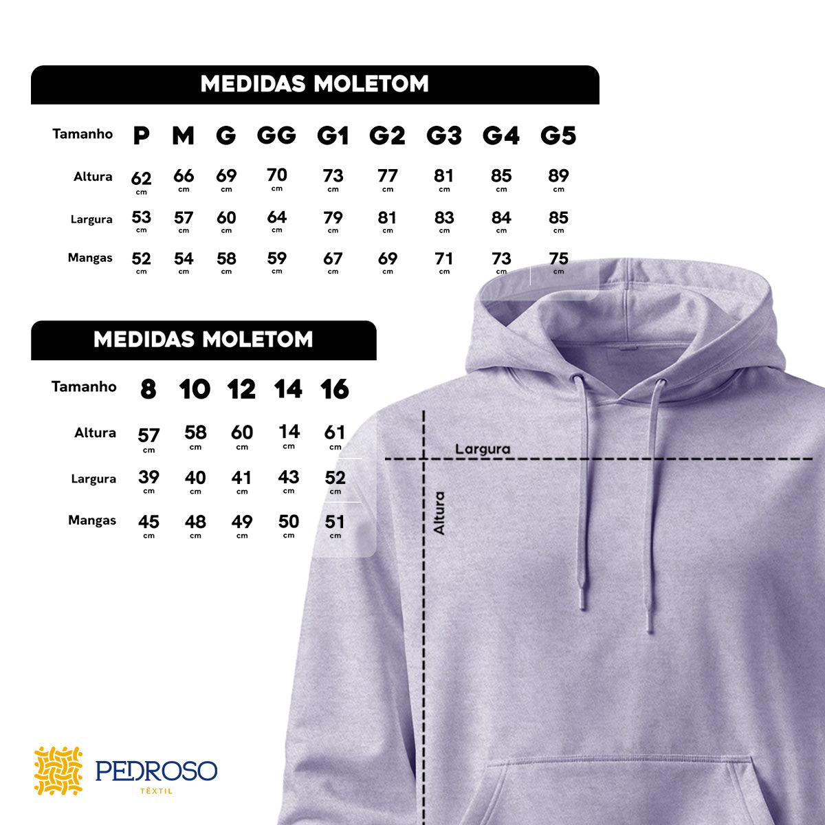 Blusa Moletom Canguru Lisa Premium Slim Algodão Mácio Unissex