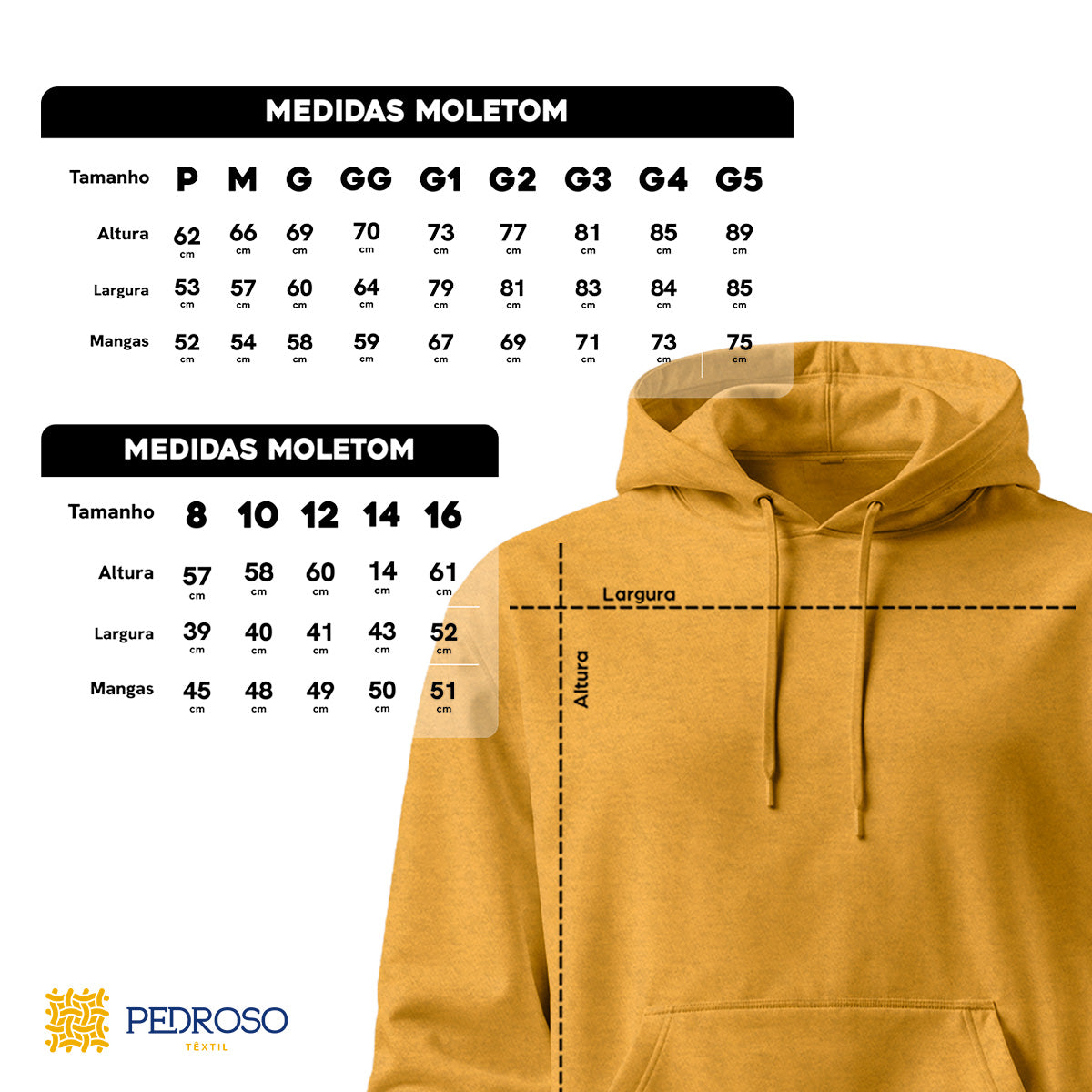 Blusa Moletom Canguru Lisa Premium Slim Algodão Mácio Unissex
