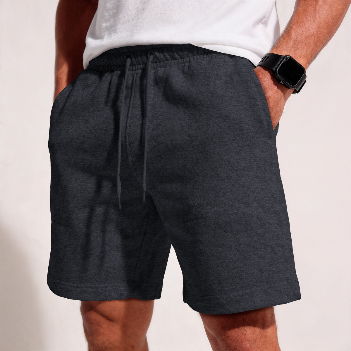 Bermuda Short Moletom Masculino Basico Diversas Cores
