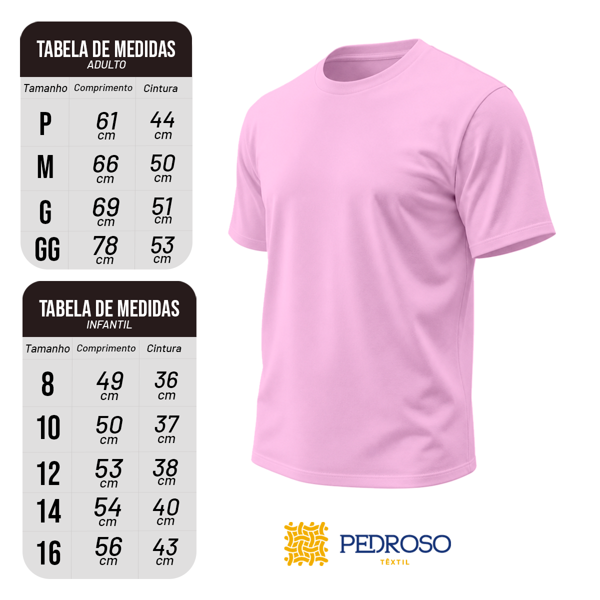 Camiseta Camisa Lisa Premium Slim Algodão Cores Variadas